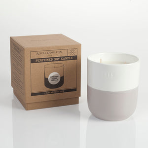 Royal Doulton Coffee Studio Cinnamon Spiced Vanilla Ceramic Candle 450g