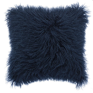 Royal Albert Mongolian Fur Cushion Midnight