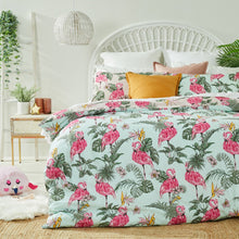 Load image into Gallery viewer, Twill &amp; Co Flamingo Duvet Cover Set