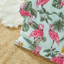 Load image into Gallery viewer, Twill &amp; Co Flamingo Duvet Cover Set