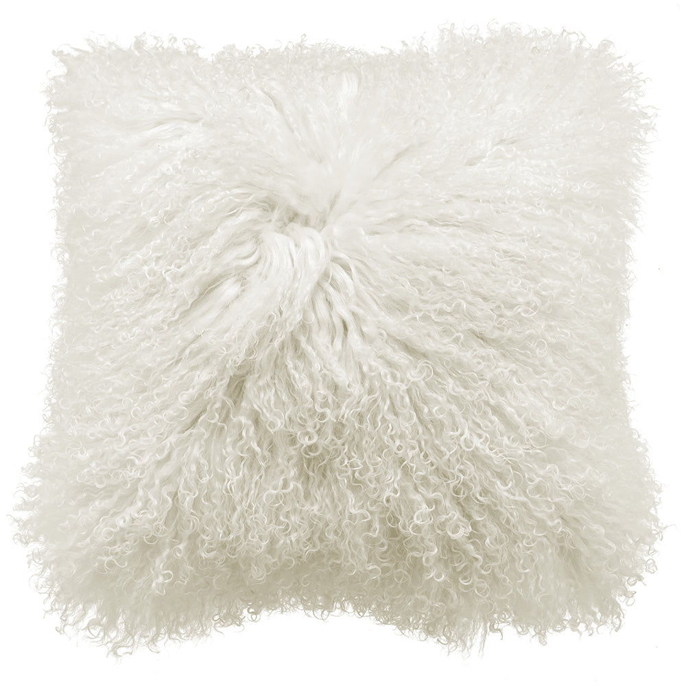 Royal Albert Mongolian Fur Cushion White Caprice New Zealand